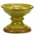 Green Ceramic Pedestal Candle Holder